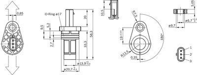 IMPULSGEBER KURBELWELLE BOSCH 0261210329 6