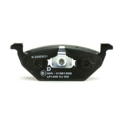 BREMSBELAGSATZ SCHEIBENBREMSE DELPHI LP1436 3