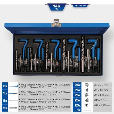 Sada náradia pre rezanie závitov KS TOOLS BT541150