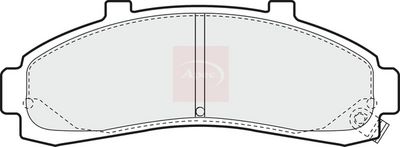 APEC Brake Pad Set, disc brake PAD988