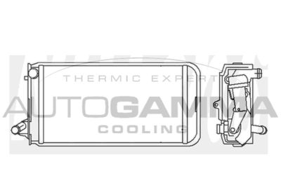 Теплообменник, отопление салона AUTOGAMMA 101618 для ALFA ROMEO 90