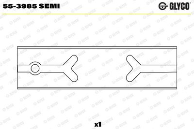 LAGERBUCHSE PLEUEL GLYCO 553985SEMI 1