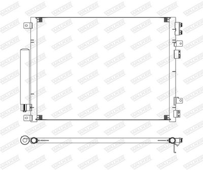 KONDENSATOR KLIMAANLAGE WALKER WCD00084 7