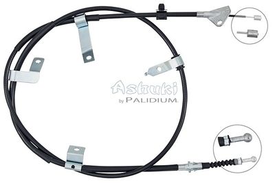 Тросик, cтояночный тормоз ASHUKI by Palidium ASH3-1553 для TOYOTA PRIUS