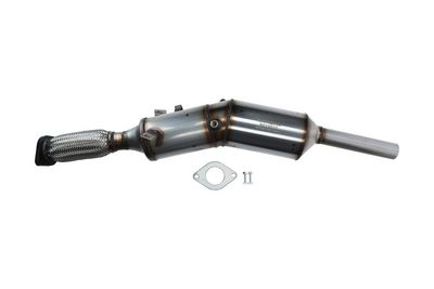 Suodžių / kietųjų dalelių filtras, išmetimo sistema