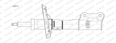 AMORTIZOR MONROE G8674 1