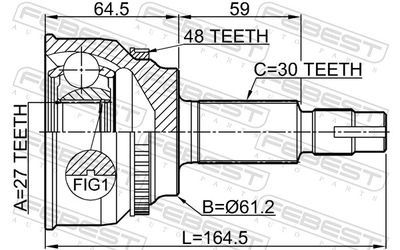 Joint Kit, drive shaft 0110-AVV50A48