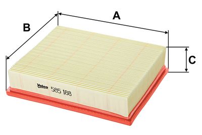 LUFTFILTER VALEO 585188 0