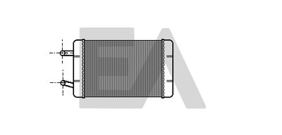 Теплообменник, отопление салона EACLIMA 45C54002 для OPEL REKORD
