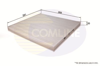 Filter, interior air COMLINE EKF334