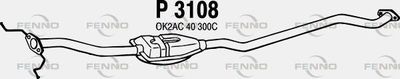 FENNO P3108 Глушитель выхлопных газов  для KIA SEPHIA (Киа Сепхиа)