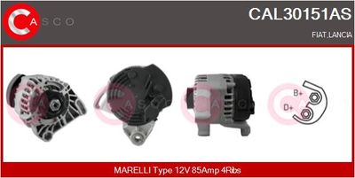 Генератор CASCO CAL30151AS для LANCIA Y