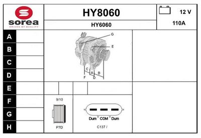 GENERATOR SNRA HY8060