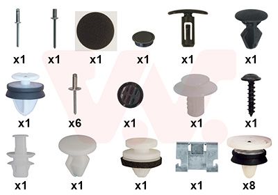 SET MONTAJ USA VAN WEZEL 4373799