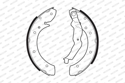 SET SABOTI FRANA FERODO FSB529 1