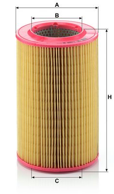 LUFTFILTER MANN-FILTER C1596 1