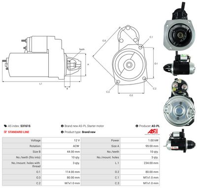 STARTER AS-PL S3161S 4