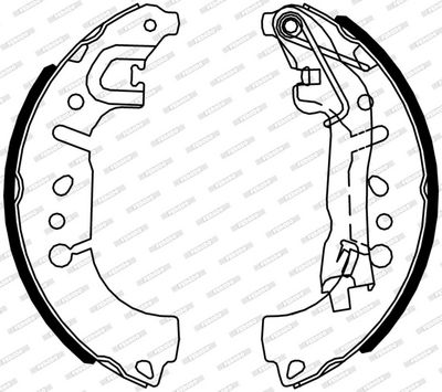 SET SABOTI FRANA FERODO FSB4317 1