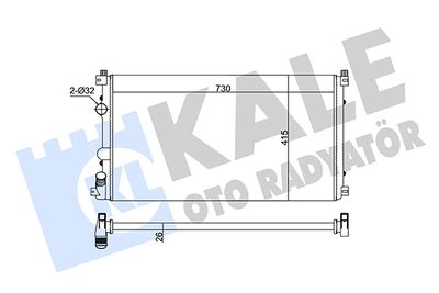 KALE OTO RADYATÖR 206600 Крышка радиатора  для NISSAN INTERSTAR (Ниссан Интерстар)