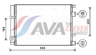 CONDENSATOR CLIMATIZARE AVA Clever Choice HY5268D