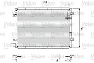 VALEO Kondensator, Klimaanlage (818080)