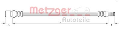 Тормозной шланг METZGER 4110575 для MERCEDES-BENZ G-CLASS