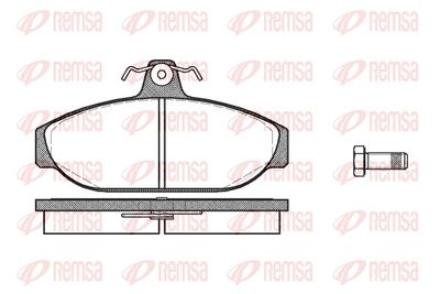 Brake Pad Set, disc brake 0156.00