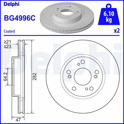 Brake Disc BG4996C