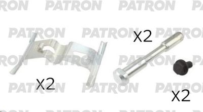 PATRON PSRK1270 Скобы тормозных колодок  для AUDI Q7 (Ауди Q7)