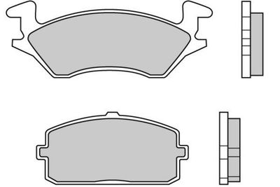 Комплект тормозных колодок, дисковый тормоз E.T.F. 12-0324 для TOYOTA STARLET
