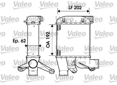 VALEO 817876 Интеркулер  для BMW 5 (Бмв 5)