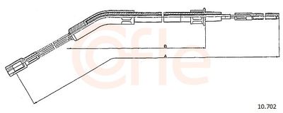 CABLU FRANA DE PARCARE