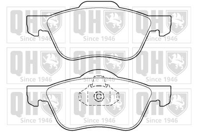 QUINTON HAZELL BP1413 Тормозные колодки и сигнализаторы  для NISSAN PRIMERA (Ниссан Примера)