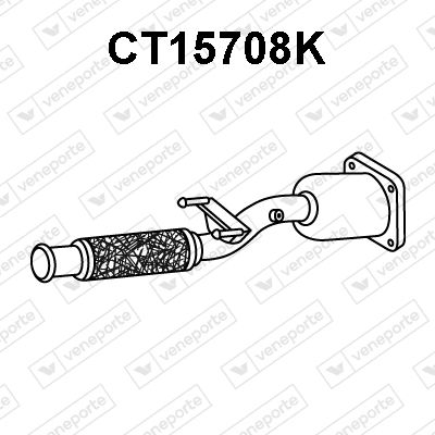 Катализатор VENEPORTE CT15708K для LANCIA PHEDRA