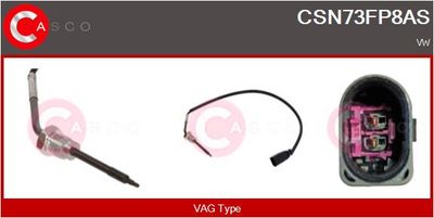 SENZOR TEMPERATURA GAZE EVACUARE