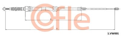 Тросик, cтояночный тормоз COFLE 92.1.VK001 для VW CADDY