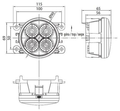 Nappalifény-betét MAGNETI MARELLI 713120117010