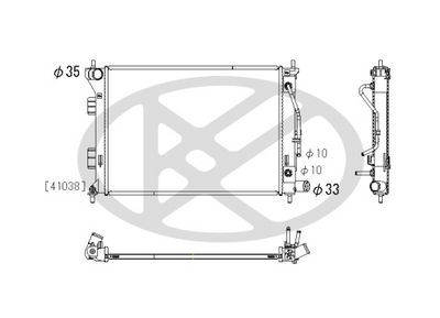 Radiator, racire motor Koyorad PL812540