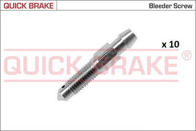 Brake vent (M7x1mm) 10 stuks. pak past: VOLVO 240, 260, C70 I, S60 I, S70, S80 I, V70 I, V70 II, XC70 I  AUDI 100 C1, 100 C3, 100 C4, 200 C2, 200 C3, 80 B2, 80 B3, 80 B4, 90 B2 1.0-Electric 08.65-