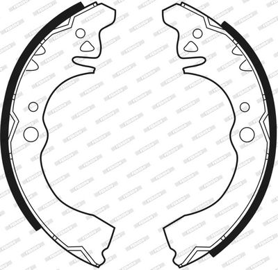 SET SABOTI FRANA FERODO FSB314 2