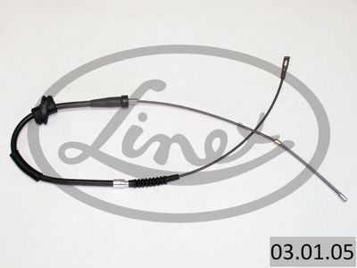 Тросик, cтояночный тормоз LINEX 03.01.05 для AUDI 90