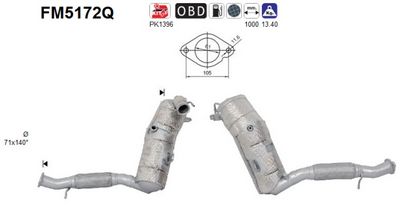 FILTRU FUNINGINE/PARTICULE SIST.DE ESAPAMENT