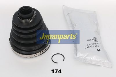 JAPANPARTS Gofruotoji membrana, kardaninis velenas