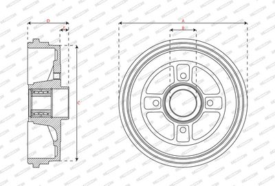 TAMBUR FRANA FERODO FDR329828 1