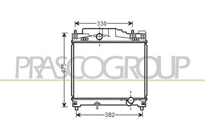 RADIATOR RACIRE MOTOR PRASCO TY050R003
