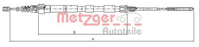 жило, ръчна спирачка METZGER AUTOTEILE 10.7410
