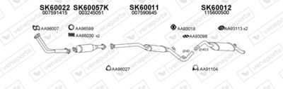 ABGASANLAGE VENEPORTE 600016