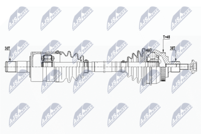 полуоска NTY NPW-WW-209