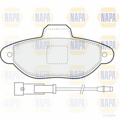 Brake Pad Set NAPA NBP1281