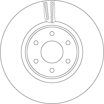 Bromsskiva TRW DF6968S